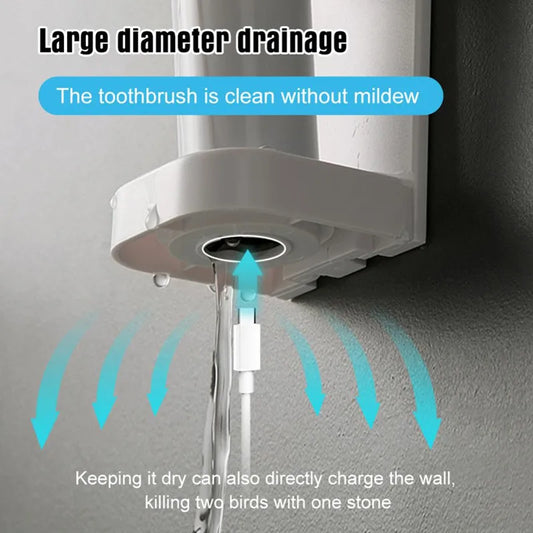 Toothbrush Stand Electric Wall-Mounted